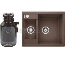 Комплект Мойка Blanco Metra 6, кофе + Измельчитель Bort Alligator