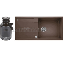 Комплект Мойка Blanco Metra XL 6S 515287, кофе + Измельчитель Bort Alligator