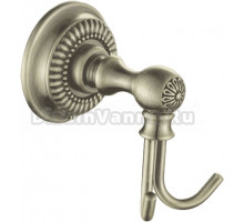 Крючок Rose RG1421Q бронза, на шурупах