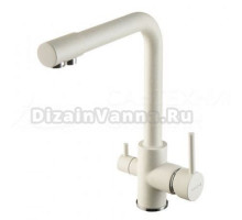 Смеситель для кухни с краном для фильтра жемчуг Aquaton Руан 1AX004FCXX240
