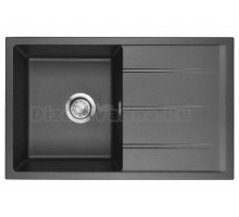 Мойка кухонная Emar Quartz EMQ-1800.Q морион