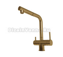 Смеситель для кухни Emar Steel ЕСВ 7017 golden