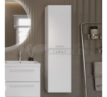 Шкаф-пенал для ванной Cezares Eco 40 универсальный ручки сатин, bianco opaco