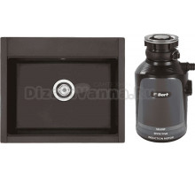 Комплект Мойка AQUATON Делия 60, кофе + Измельчитель Bort Alligator