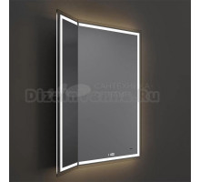 Зеркало KERAMA MARAZZI Technologica M 65 с поворотной дверцей, с подсветкой, с часами