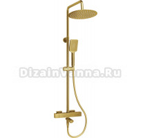 Душевая стойка Wasserkraft Aisch A199.259.201.BG Thermo с термостатом, золото