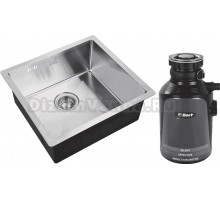 Комплект Мойка Steel Hammer SH 4844, сталь + Измельчитель Bort Alligator