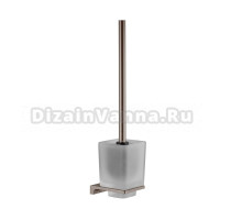 Ершик для унитаза Rav Slezak Nil NLA0500MGL серый металлик глянцевый