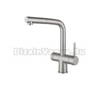 Смеситель для кухни Emar Steel ЕС - 7026 Satin