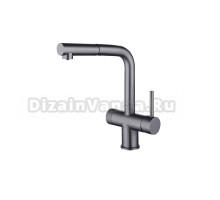 Смеситель для кухни Emar PVD ЕС - 7026 PVD Dark