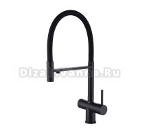 Смеситель для кухни Emar Steel ЕС - 7024 Black