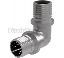 Угольник Royal Thermo AXIOpress RTE 32.008 32x1" наружная резьба