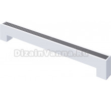 Конвектор водяной Royal Thermo Step 2 N LG 1800x130x230 мм, напольный, корпус bianco traffico, решетка алюминий, анодированный в натуральный цвет