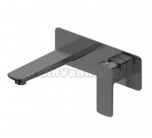 Смеситель для раковины Wonzon & Woghand Edge WW-88869003-BGM темный графит, С ВНУТРЕННЕЙ ЧАСТЬЮ