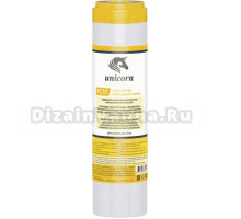 Картридж для магистрального фильтра Unicorn FCST10BB с ионообменной смолой, для холодной воды, функция умягчения