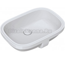 Раковина встраиваемая снизу ARROW AP41008C 56 глянцевая белая, прямоугольная