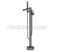 Напольный смеситель для ванны с душем Wonzon & Woghand Stick WW-88649901-BGM С ВНУТРЕННЕЙ ЧАСТЬЮ, темный графит