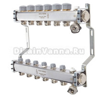 Коллекторная группа Royal Thermo RTE 51.110 1" ВР-3/4" НР, 10 выходов, универсальный