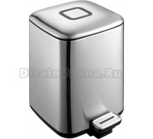 Мусорное ведро Weltwasser WW Mila MT 9L хром матовый