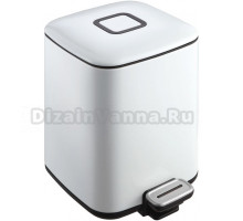 Мусорное ведро Weltwasser WW Mila WT 9L белое