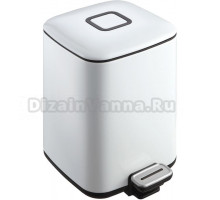 Мусорное ведро Weltwasser WW Mila WT 12L белое