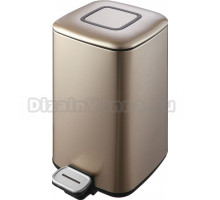 Мусорное ведро Weltwasser WW Mila CG 9L шампань золото