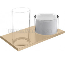 Дозатор Keuco Edition 400 11553 со стаканом, бронза