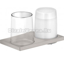 Дозатор Keuco Edition 11 11153059000 со стаканом, никель шлифованный