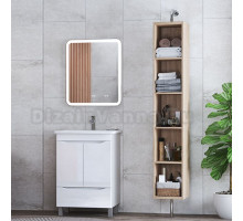 Мебель для ванной Vigo Grani 60 напольная, 2 дверцы, 1 ящик, белая