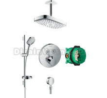 Душевой комплект Hansgrohe Raindance Select E 300 (2 jet) 27384000 + 26630000 + 27506000 + 15743000