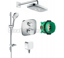 Душевой комплект Hansgrohe Raindance Select E 300 (2 jet) 27385000 + 26620000 + 26457000 + 15708000