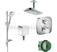 Душевой комплект Hansgrohe Raindance Select E 300 27384400+26620400+26457000+15708000+1800180