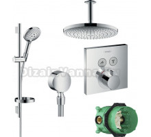 Душевой комплект Hansgrohe Raindance Select E 300 27337000+26630000+27506000+15763000+1800180