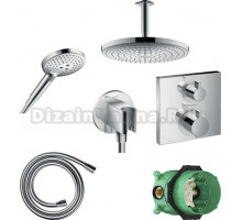 Душевой комплект Hansgrohe Raindance Select E 300 27337000+26530000+28272000+26487000+15714000+1800180