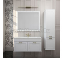 Мебель для ванной Sanflor Ванесса 95, подвесная, белая