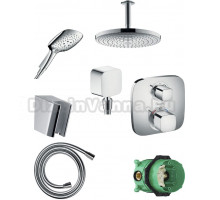 Душевой комплект Hansgrohe Raindance Select E 300 27337000+26550000+28331000+28272000+27414000+15708000+1800180