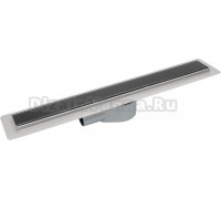 Душевой лоток CK DRAIN AQPP01-G-70 70 см, с сухим затвором, щелевой, из нержавеющей стали, с решеткой