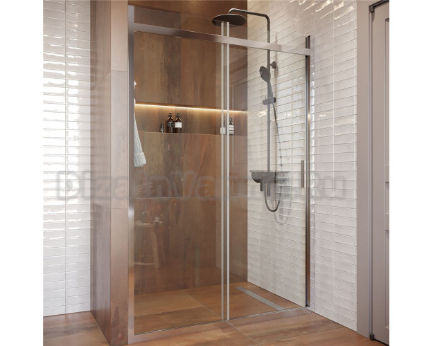 Душевой лоток CK DRAIN AQPL10-90 Cube 90 см, с сухим затвором, из нержавеющей стали, с решеткой, прямоугольный