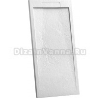 Поддон для душа Vincea VST-4SRL8010W 100x80 белый матовый, с сифоном