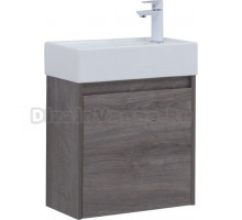 Тумба с раковиной Aquanet Nova Lite 50 дуб рошелье