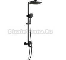 Душевая стойка РМС SUS125BL-009DK черная