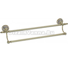 Полотенцедержатель Savol 68b S-06848B золото, двойной