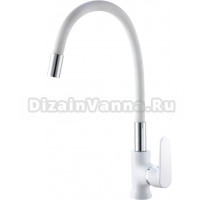 Смеситель для кухни РМС SL123W-016F-1 белый, хром