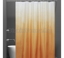 Штора для ванной Bath Plus Charme Red Rosy Down 2151/2 180x180, оранжевая