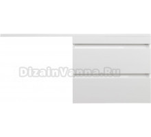 Тумба с раковиной Style Line Даллас 150 Люкс Plus подвесная, белая