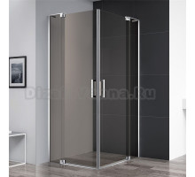 Душевой уголок Cezares Slider A 2 100/110 BR Cr профиль хром, стекло бронза