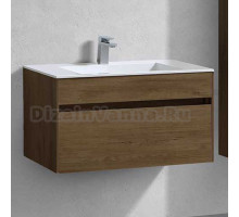 Тумба с раковиной Vincea Chiara 80 дуб табак