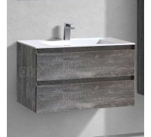 Тумба с раковиной Vincea Luka 80 2 ящика, камень