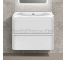 Тумба с раковиной Vincea Vico 60 белая глянцевая