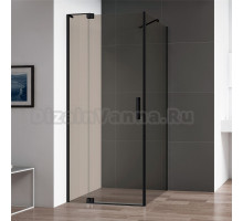 Душевой уголок Cezares Slider AH 1 100-70/80 BR Nero профиль черный, стекло бронза